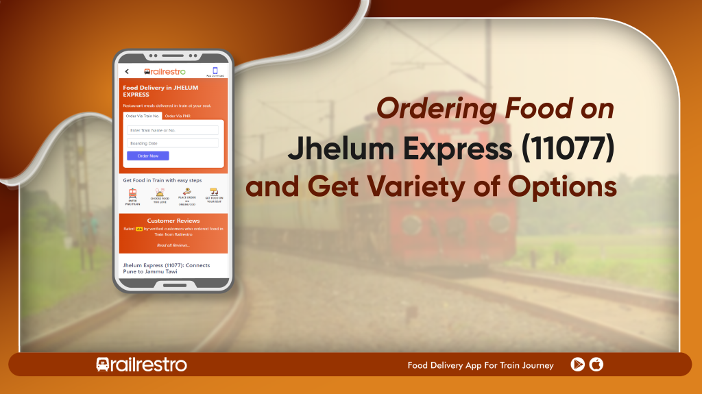 Order Food in Jhelum Express 11077