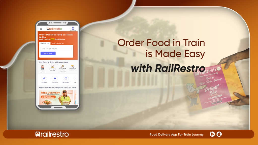 Order Food in Train is Made Easy with RailRestro